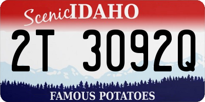 ID license plate 2T3092Q