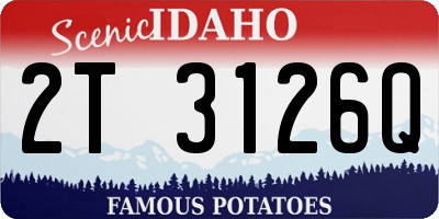 ID license plate 2T3126Q