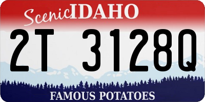 ID license plate 2T3128Q