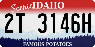 ID license plate 2T3146H