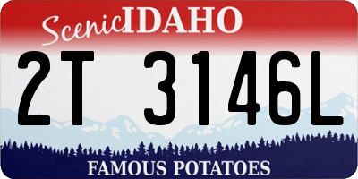 ID license plate 2T3146L