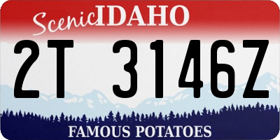 ID license plate 2T3146Z
