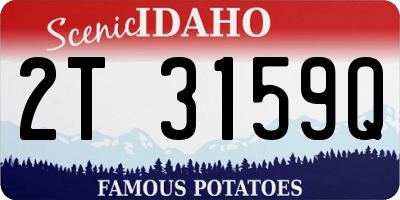 ID license plate 2T3159Q
