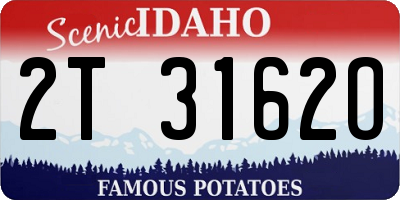 ID license plate 2T3162O
