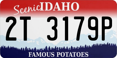 ID license plate 2T3179P