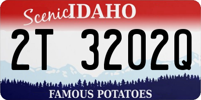 ID license plate 2T3202Q