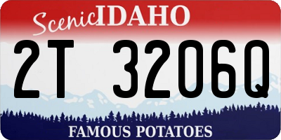 ID license plate 2T3206Q