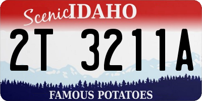 ID license plate 2T3211A