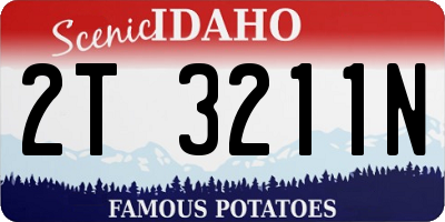 ID license plate 2T3211N