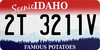 ID license plate 2T3211V