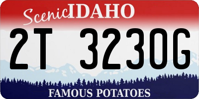 ID license plate 2T3230G