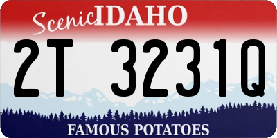 ID license plate 2T3231Q