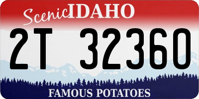ID license plate 2T3236O