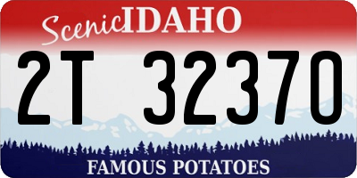 ID license plate 2T3237O