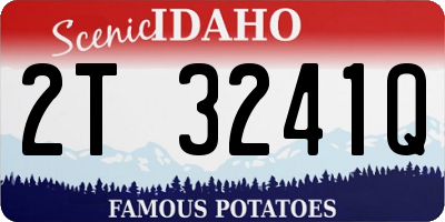 ID license plate 2T3241Q