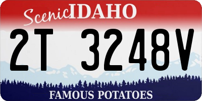 ID license plate 2T3248V