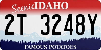 ID license plate 2T3248Y