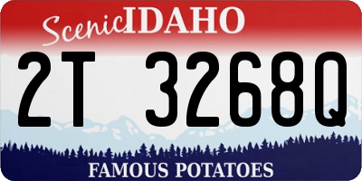 ID license plate 2T3268Q