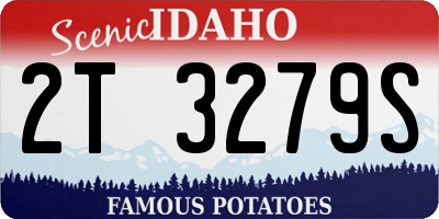 ID license plate 2T3279S