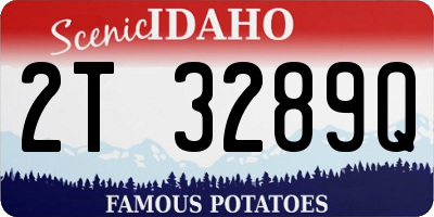 ID license plate 2T3289Q