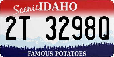 ID license plate 2T3298Q