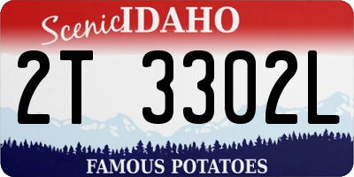 ID license plate 2T3302L