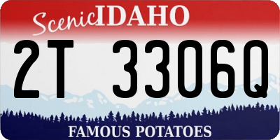 ID license plate 2T3306Q