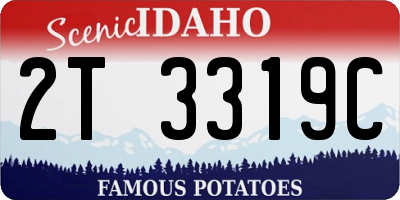ID license plate 2T3319C