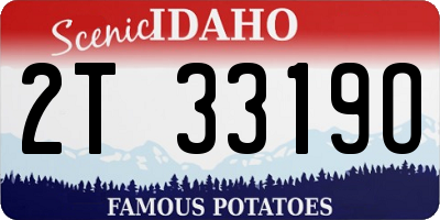 ID license plate 2T3319O