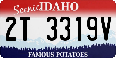 ID license plate 2T3319V