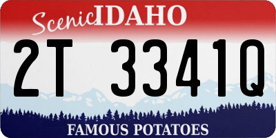 ID license plate 2T3341Q