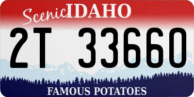 ID license plate 2T3366O