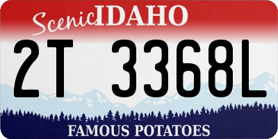 ID license plate 2T3368L
