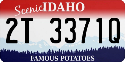 ID license plate 2T3371Q