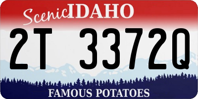 ID license plate 2T3372Q