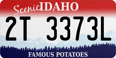 ID license plate 2T3373L