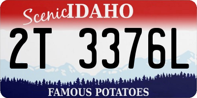 ID license plate 2T3376L