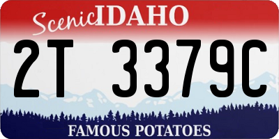 ID license plate 2T3379C