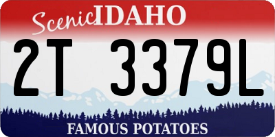 ID license plate 2T3379L