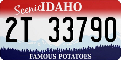 ID license plate 2T3379O
