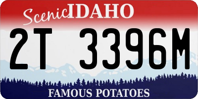 ID license plate 2T3396M