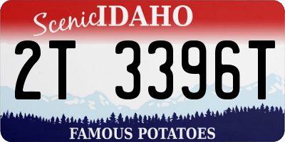 ID license plate 2T3396T