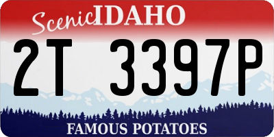 ID license plate 2T3397P