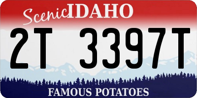 ID license plate 2T3397T