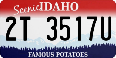 ID license plate 2T3517U