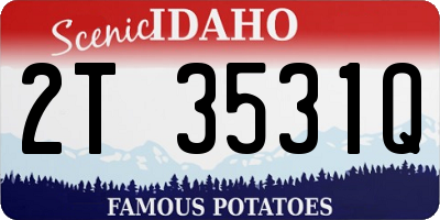 ID license plate 2T3531Q