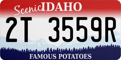 ID license plate 2T3559R