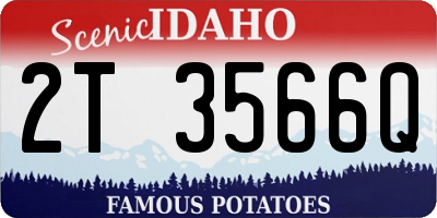 ID license plate 2T3566Q