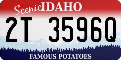 ID license plate 2T3596Q