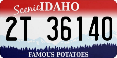 ID license plate 2T3614O